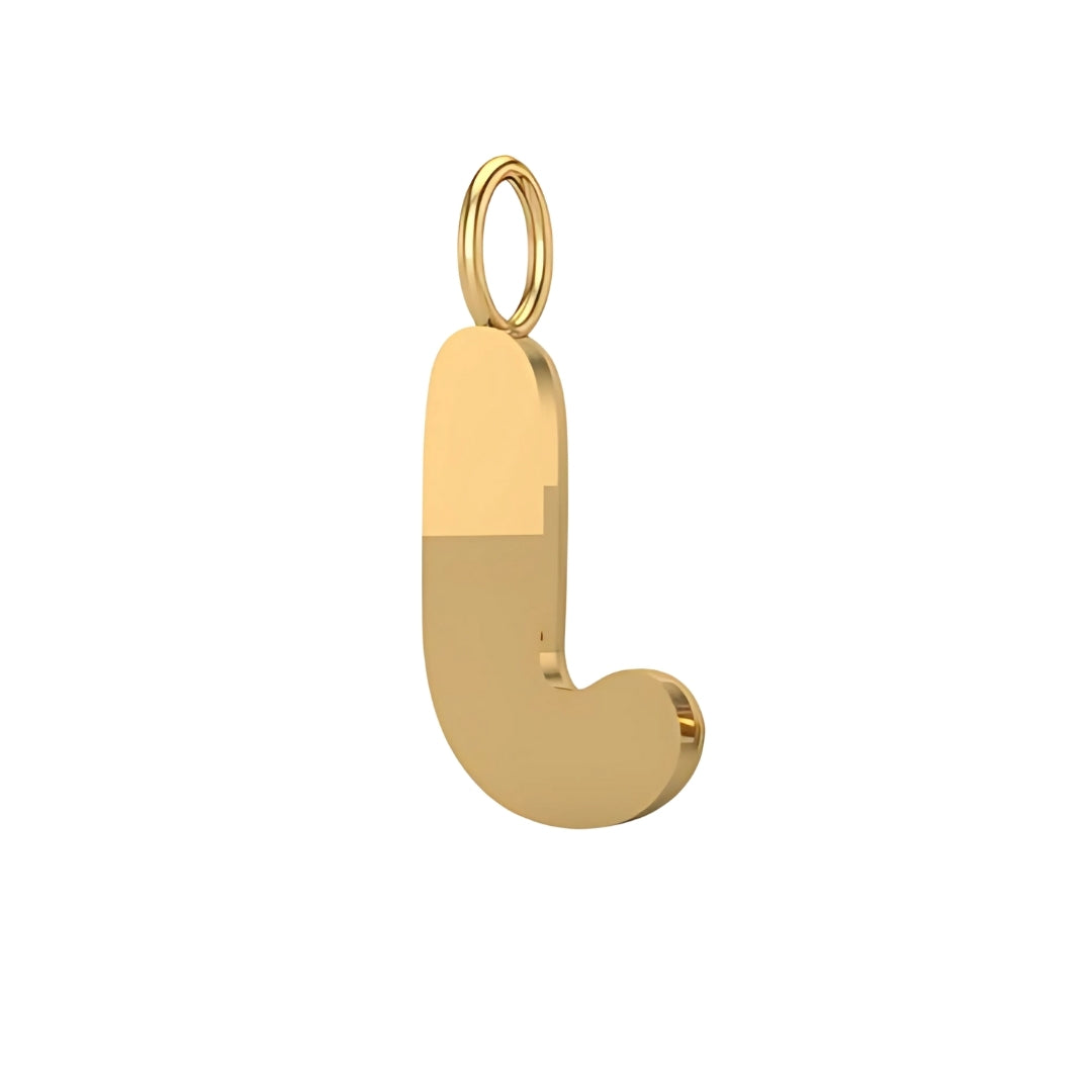 Main Street 'J' Initial Pendant