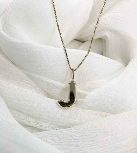 Main Street 'J' Initial Pendant